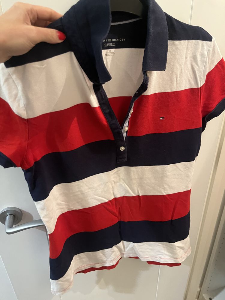 Tommy Hilfiger Striped Polo Shirt ( ref 46)